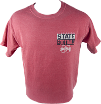 State Football w/ Player on back Tee