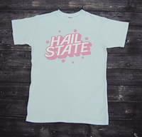 Coastal Color Hail State Sparkle Stars Short Sleeve Tee