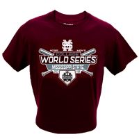 2018 Cws Crossed Bats Short Sleeve Tee