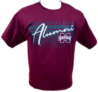 Champion Miss State University Block Script Alumni T-Shirt