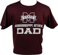 Champion Mississippi State Dad Short Sleeve Tee