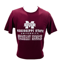 Russell Mississippi State Veterinary Medicine Tee