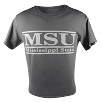 Comfort Color MSU Bar Logo Short Sleeve Tees