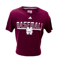 Adidas Baseball Interlocking Ms On Front Short Sleeve Tee