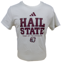 Adidas Hail State Home of The Bulldogs T-Shirt