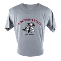 Life Is Good Mississippi State Chair Tee