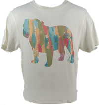 Colorful Live Dog Short Sleeve Tee