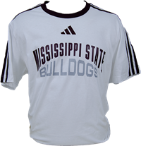 2023 Adidas Miss State Bulldogs Gray Arch Striped Sleeves