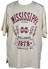 Pressbox MS 1878 Arch with Lightning Bolts Tee