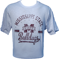 Colosseum Mississippi State Bulldogs Script with Banner M Tee