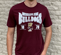 2023 Adidas Miss. State Bulldogs 1878 Marching Bully T-Shirt