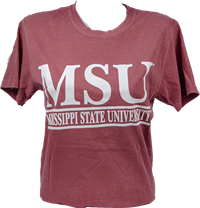 MSU Bar Short Sleeve Tee