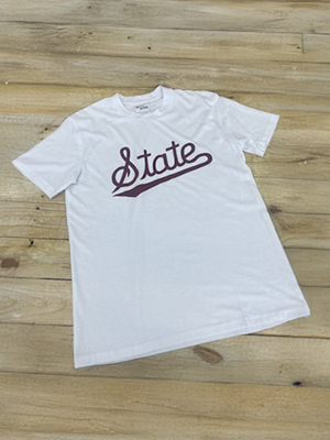 Bayou Apparel Script State Short Sleeve Tee