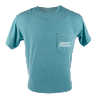 Comfort Color Short Sleeve MSU Bar Pocket Tee