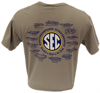 B-Unlimited SEC Baseball Stadiums Short Sleeve Pocket Tee