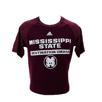 Adidas Raglan Ultimate Mississippi State Destination Omaha