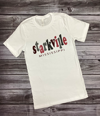 Bella Canvas Starkville Mississippi Bouncy Text Short Sleeve Tee