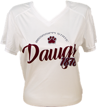 Badger V-Neck Dawgs Script 1878