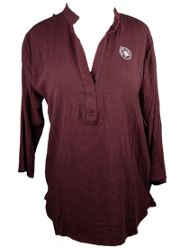 Emerson Street 3/4 Sleeve Mississippi State Cowbell Top