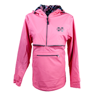 Charles River Hooded Women's Rain Jacket Plaid Lining