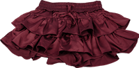 Day + Moon Tiered Ruffle Skort with Drawstring Tassle