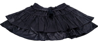Tiered Ruffle Skort with Drawstring Tassle