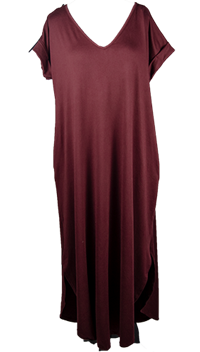 Suede Maxi Dress