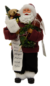 Santa Wearing Banner M Sweatshirt Figure