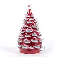 Ceramic Light Up Banner M Christmas Tree