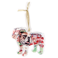 Mississippi State Collage Bulldog Ornament