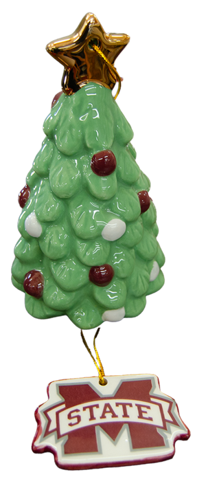 Banner M Christmas Tree Ornament