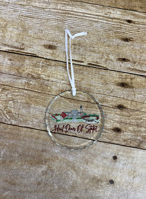 Valiant Hail Dear Ol' State Landmark Ornament