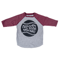 Chester Drawer Mississippi State Baseball Raglan