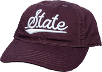 Legacy Youth State Script with Tail Adjustable Baseball Cap