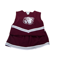 Third Street youth Bulldog Face Sparkle Cheer Suit