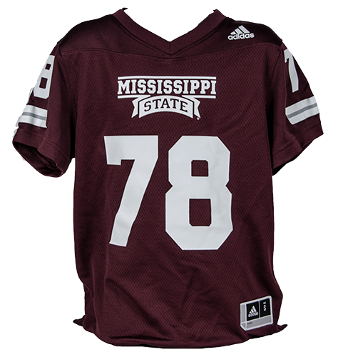 Mississippi State Jersey #78 on Front & Back (SKU 1386059297)