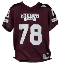 Mississippi State Jersey #78 on Front & Back