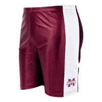 LK Youth White Mesh Sided Basketball Shorts