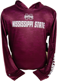 Colosseum Youth Sweatshirt Banner M MS State Hex Pattern