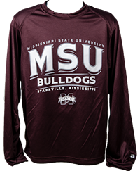 Badger Youth MSU Arch B-Core Long Sleeve Tee