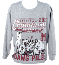 2021 NC Dawg Pile Long Sleeve Tee