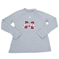 Adidas Youth Climalite Tonal Banner M Long Sleeve Tee