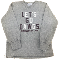Third Street Youth Let's Go Dawgs Multicolor Long Sleeve Tee