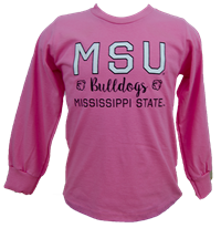 Third Street Youth TShirt MSU Bulldog Face MS