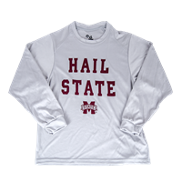 Badger Youth Hail State Banner M Long Sleeve Tee