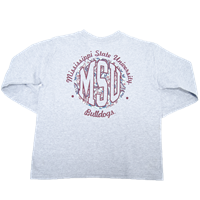 Champion Youth Banner M Paisley Cut out MSU Long Sleeve Tee