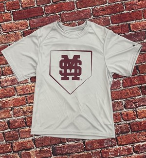 Badger Sports Youth Home Plate M-over-S Short sleeve T-shirt