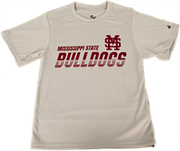 Badger Mississippi State Bulldogs M Over S Short Sleeve Tee