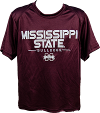 Badger Youth Mississippi State Bulldogs with Banner M B-Core Tee