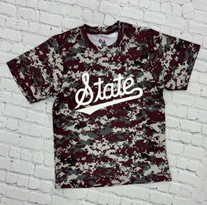 Youth Badger Sport State Script Short Sleeve Tee